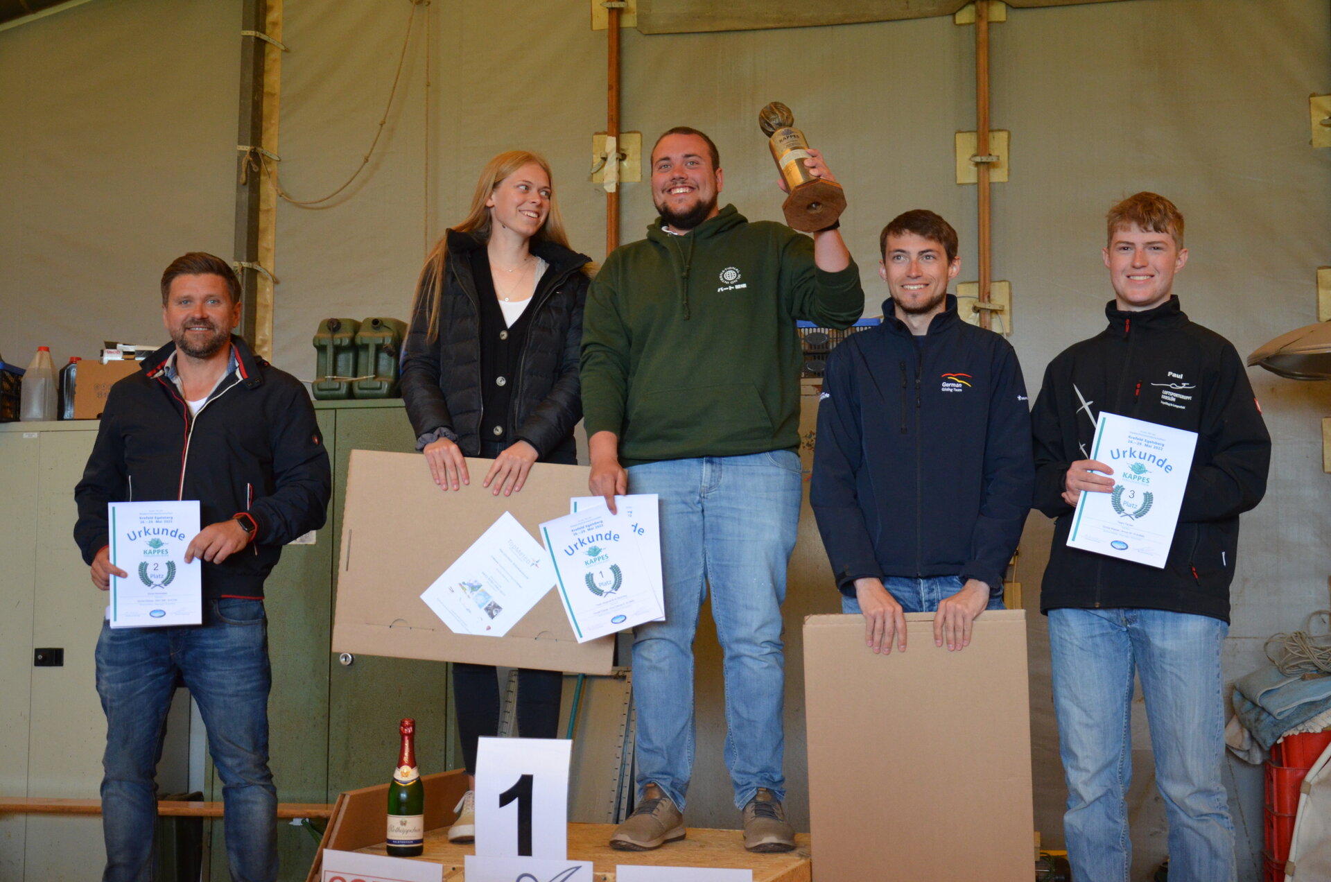 Segelflugzeuge am Niederrhein